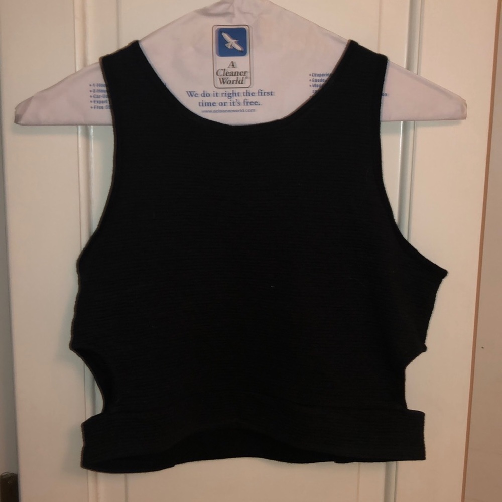 Forever 21 Black Crop Top